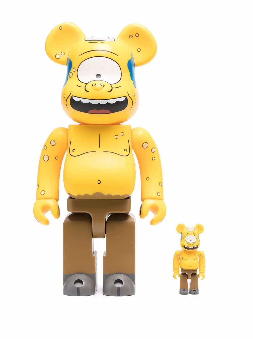 Zberateľské Medicom Toy The Simpsons Cyclops 100% and 400% figures - Yellow Žltá | 14SIMPSONS17855336, 0