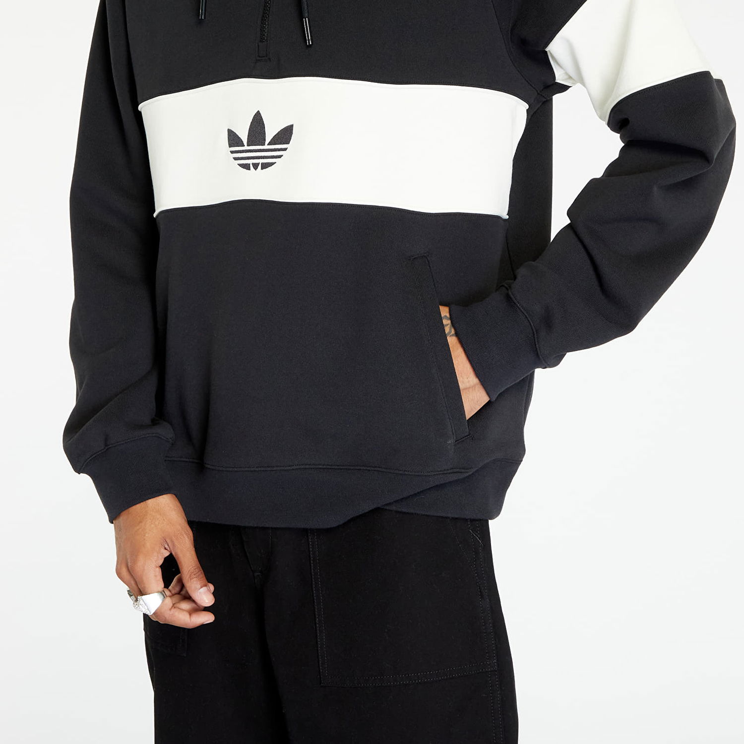 Mikina adidas Originals Hack Ny Cutline Hoodie Čierna | IP9488, 1