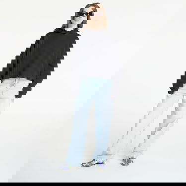 Mikina adidas Performance Off Placed 3-Stripes Cropped Hoodie Čierna | JX2701, 3