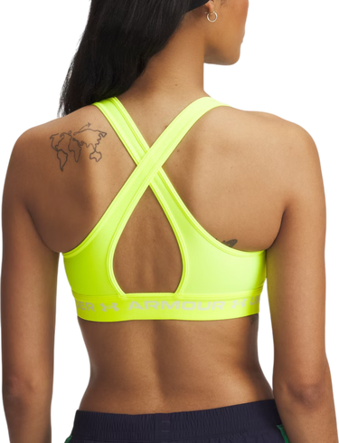 Podprsenka Under Armour Under Armour Crossback Mid Sports Bra Žltá | 1361034-732, 2