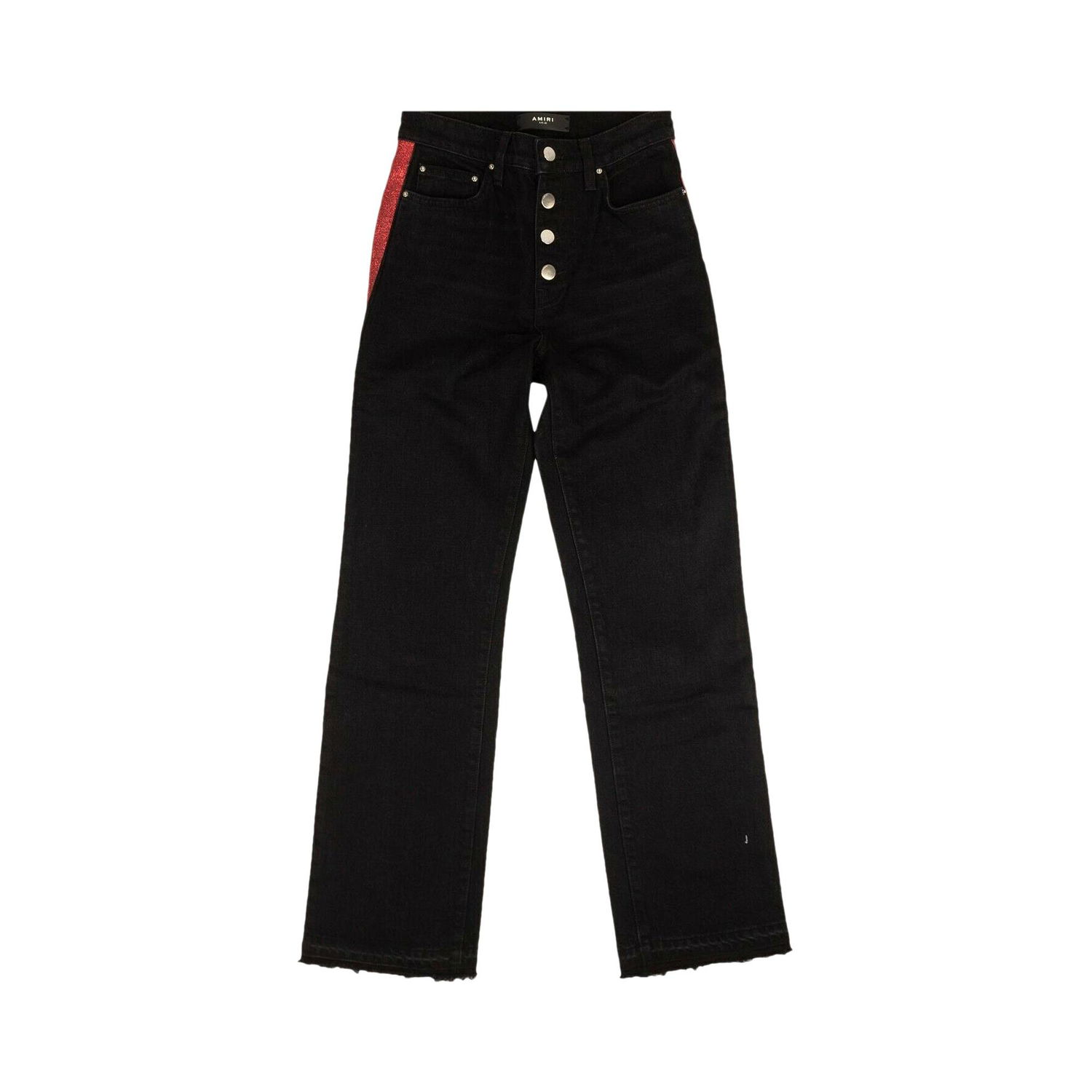 Džínsy AMIRI Glitter Track Stripe Jeans Čierna | 0498 200000202GTSJ BLAC, 1