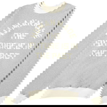 Sveter Human Made Contrast Sweatshirt 'The Future Is In The Past' Šedá | HM27CS022-G, 1