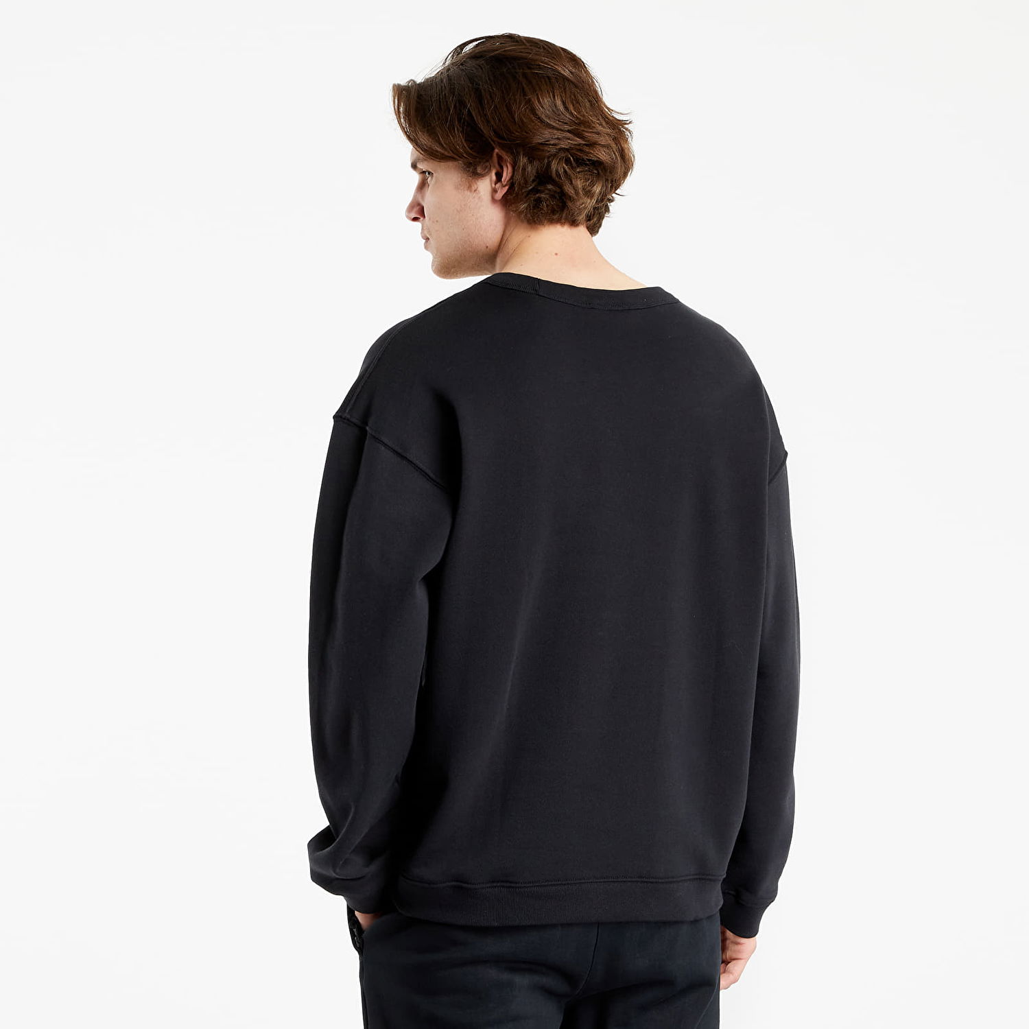Mikina adidas Originals R.Y.V. Silicone Double Linear Badge Crew Sweatshirt Čierna | GN3293, 1