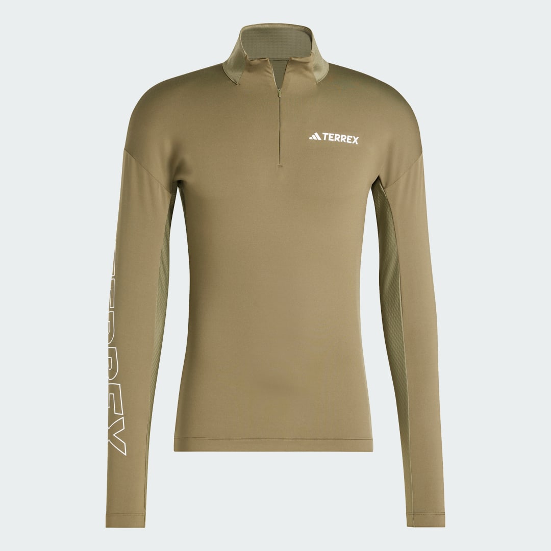Tričko adidas Performance Long Sleeve Running Shirt Zelené | IW9199, 1