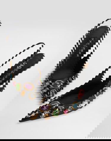 Doplnky Dolce & Gabbana Dolce & Gabbana Slingbacks With Jewels Čierna | CG0970AP4638S574, 3