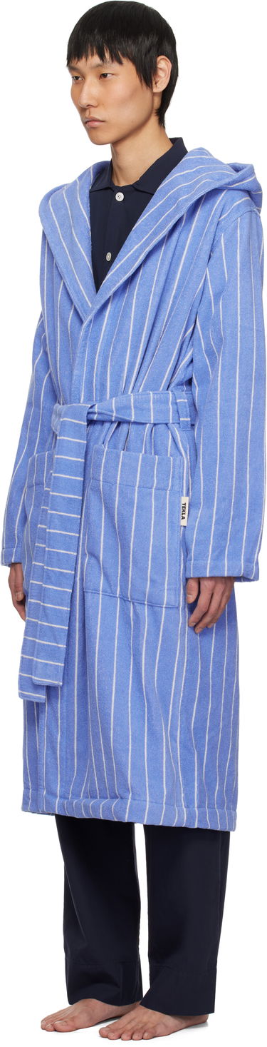 Pyžamo TEKLA Tekla Hooded Terry Bathrobe Modrá | BT-MA, 3