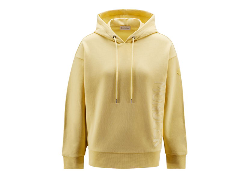 Mikina Moncler Spray Effect Logo Hoodie Žltá | H20938G00014809KF110