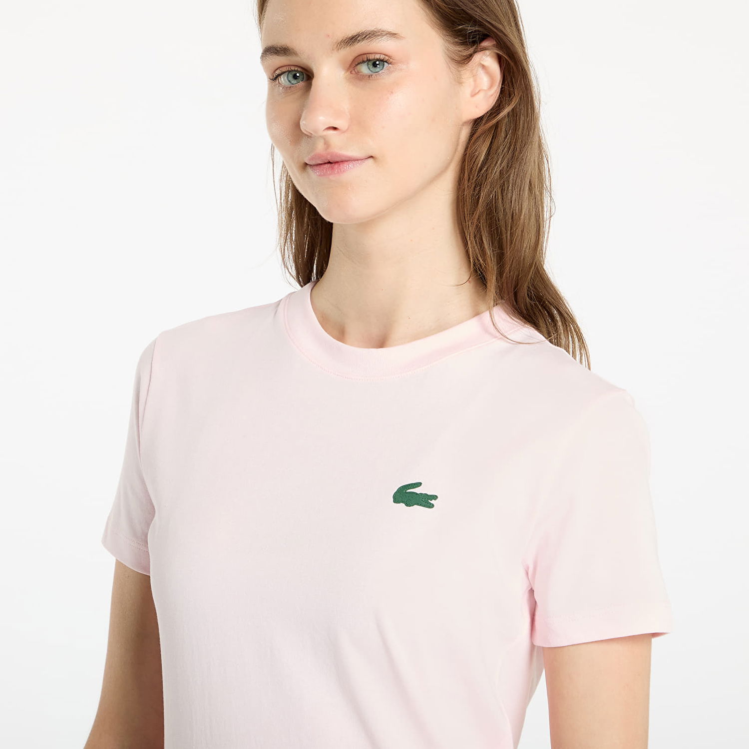 Tričko Lacoste Turtle Neck Tee-Shirt Flamingo Béžová | TF9246 T03, 1