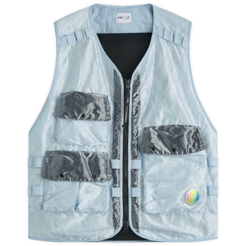 Vesta C.P. Company END. x Kan-D Technical Vest Tyrkysová | 19CSVE033A