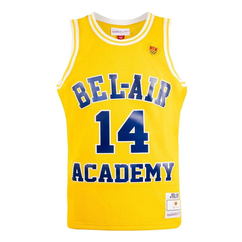 Dres Mitchell & Ness Bel-Air Academy 'Smith 14' Jersey Žltá | TMTK4803-MNNYYPPPYELL