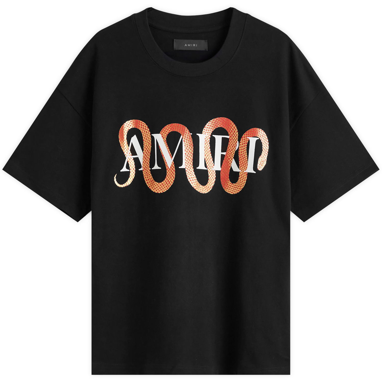 Tričko AMIRI Snake Print T-Shirt Black Čierna | AMJYTE1155-001, 0