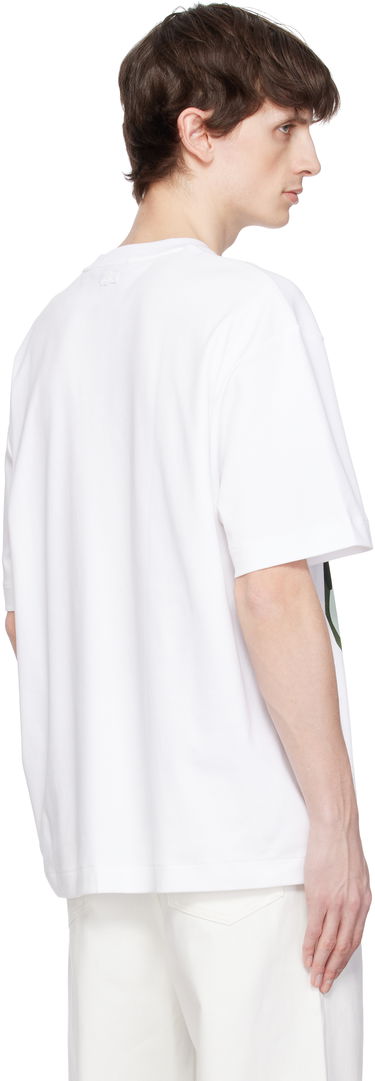 Tričko Lacoste Lacoste Lafayette Graphic T-Shirt Biela | TH6773, 2