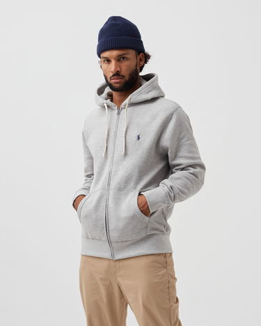 Mikina Polo by Ralph Lauren Long Sleeve Knit Hoodie Šedá | 710813297002, 1