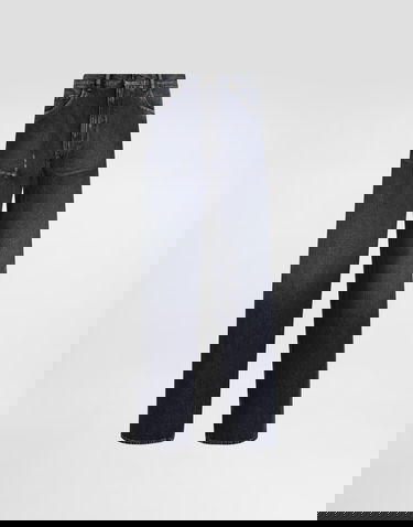 Džínsy Dolce & Gabbana Distressed wide-leg denim cotton trousers Modrá | GP18LDG8NH3S9001, 0