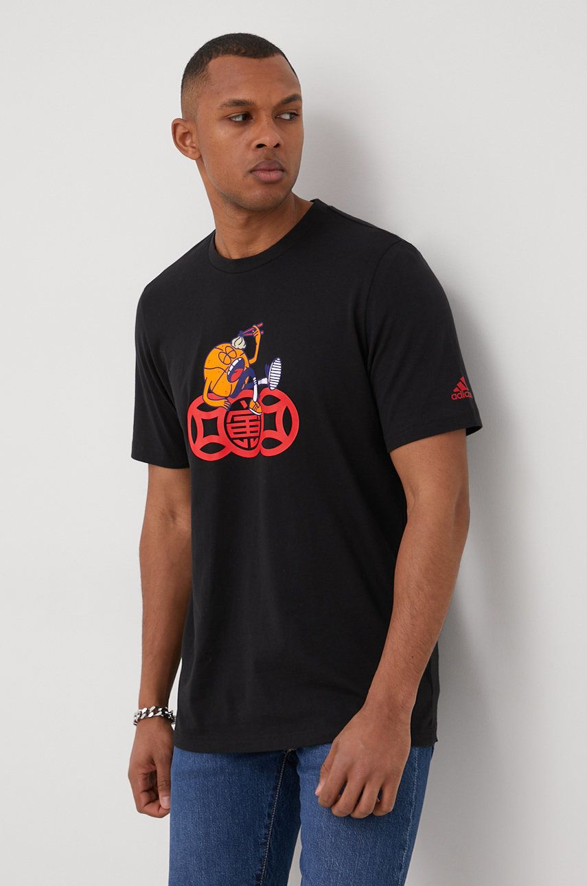 Tričko adidas Performance Cotton T-Shirt Čierna | HC6888, 0
