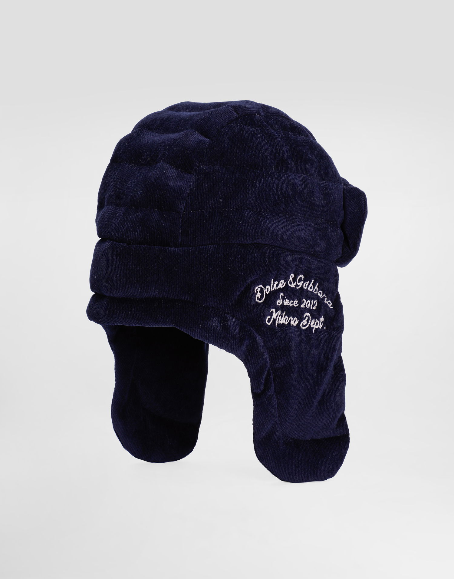 Klobúk Dolce & Gabbana Dolce & Gabbana Corduroy Trapper Hat Navy | LB5H64FUEFOB3895, 1