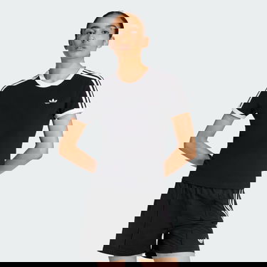 Tričko adidas Performance 3-Stripes Slim T-Shirt Čierna | KD7980, 0