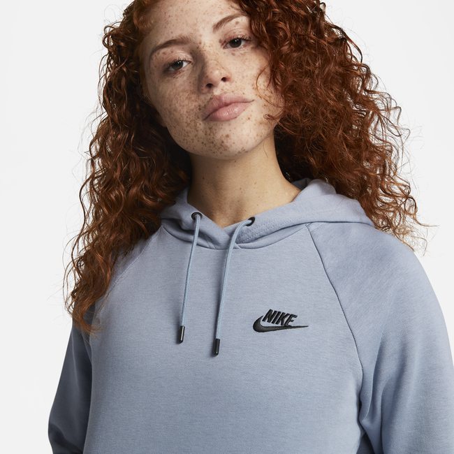 Mikina Nike Sportswear Essential Fleece Pullover Hoodie Modrá | DX2316-493, 1