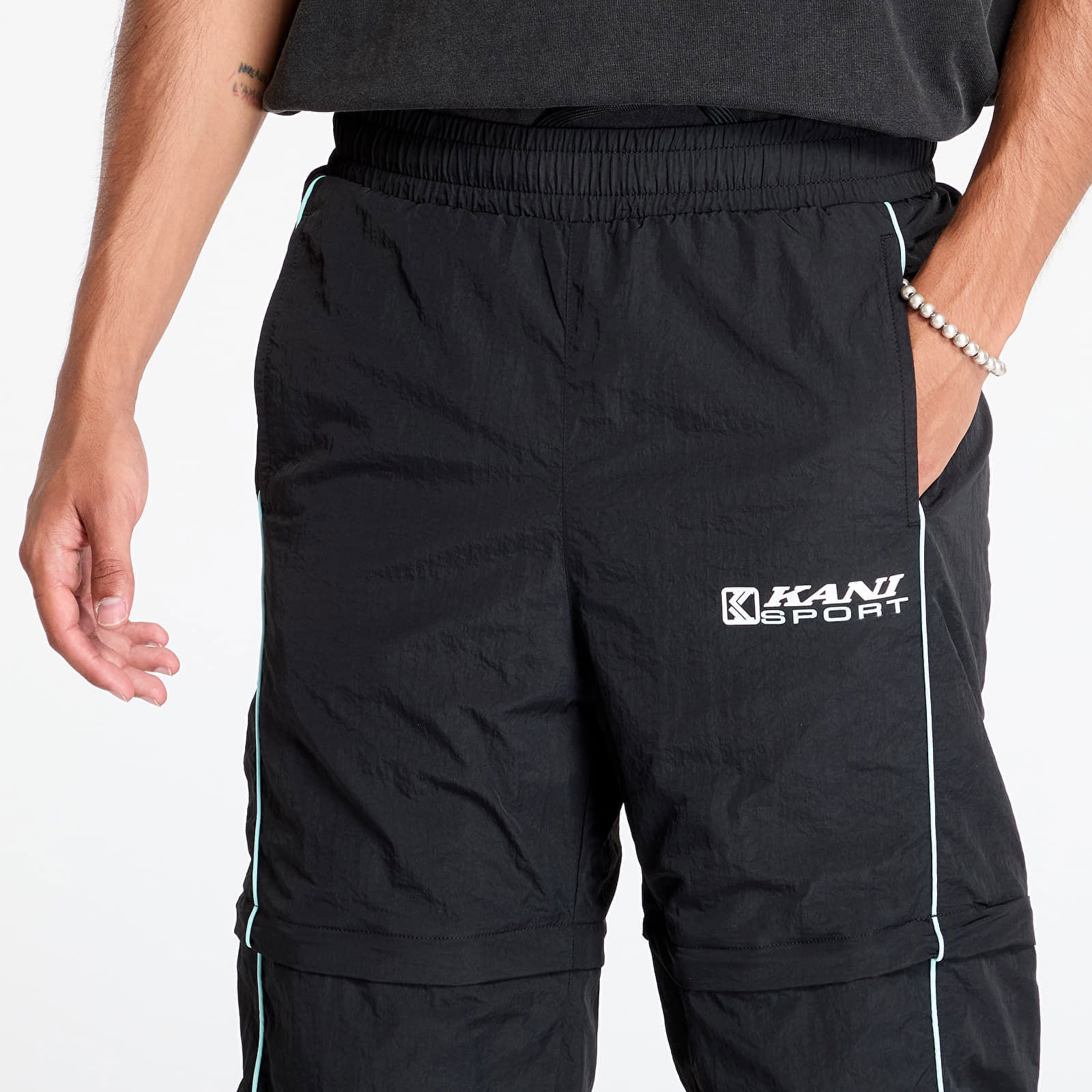 Pants OG Sport Adjustable Trackpants Black/ Light Blue