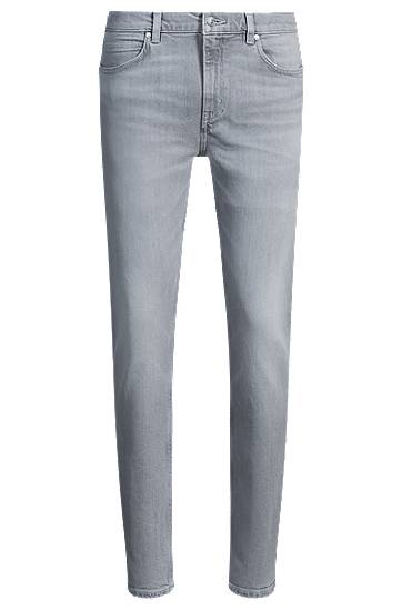 Džínsy BOSS Extra Slim Fit Stretch Denim Jeans Šedá | 50537697, 0