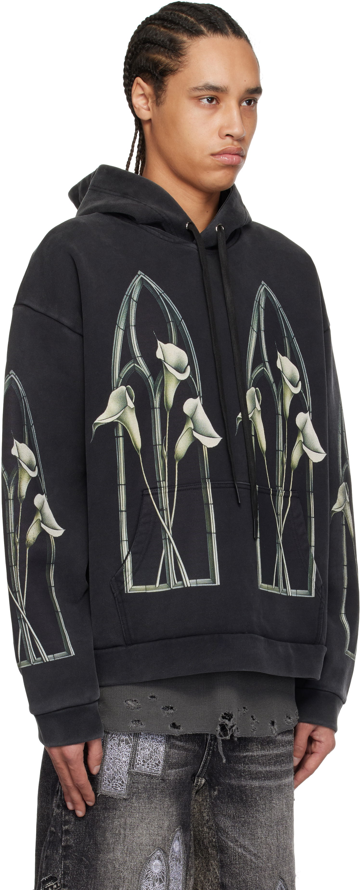 Mikina Who Decides War Who Decides War Calla Window Hoodie Čierna | 1110060030SS25, 1