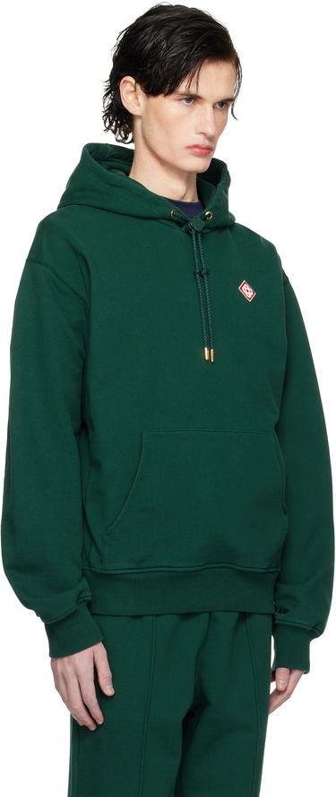 Mikina Casablanca Diamond Logo Cotton-Jersey Hoodie Zelené | MPS25-JTP-292-01, 1