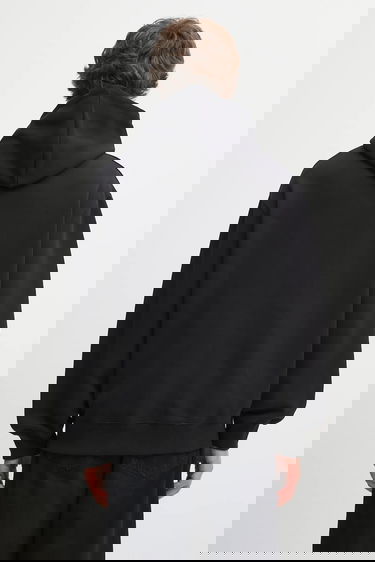 Mikina MAISON KITSUNÉ Fox Head Comfort Plain Hoodie Čierna | PM00703KM0341, 2