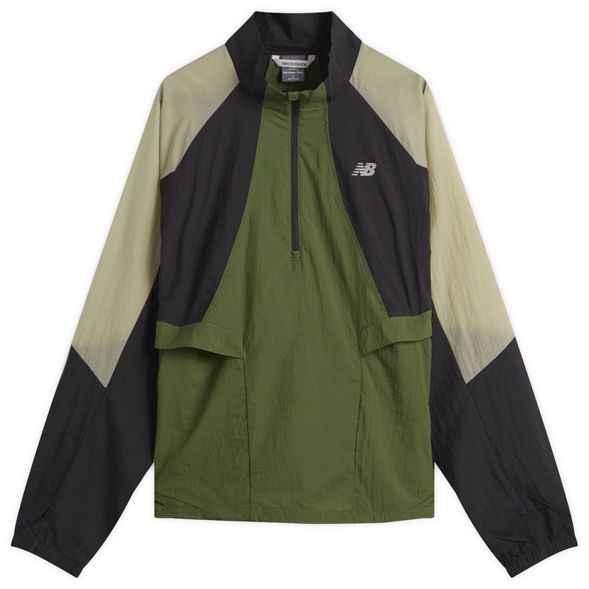 Vetrovka New Balance Water Resistant Better Run Jacket Zelené | MO53206-GAS