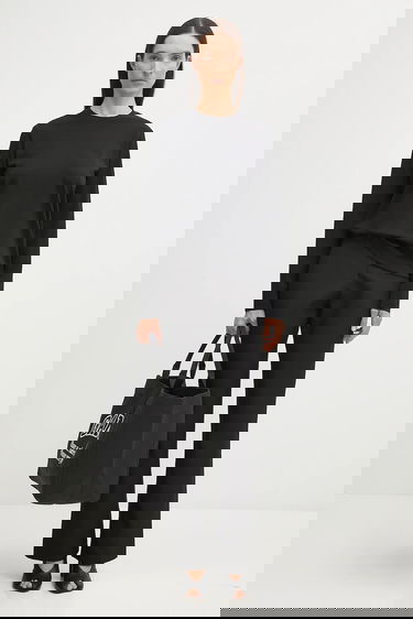 Tričko Y-3 Y-3 Regular Wool Long Sleeve T-Shirt Čierna | JX2291, 4