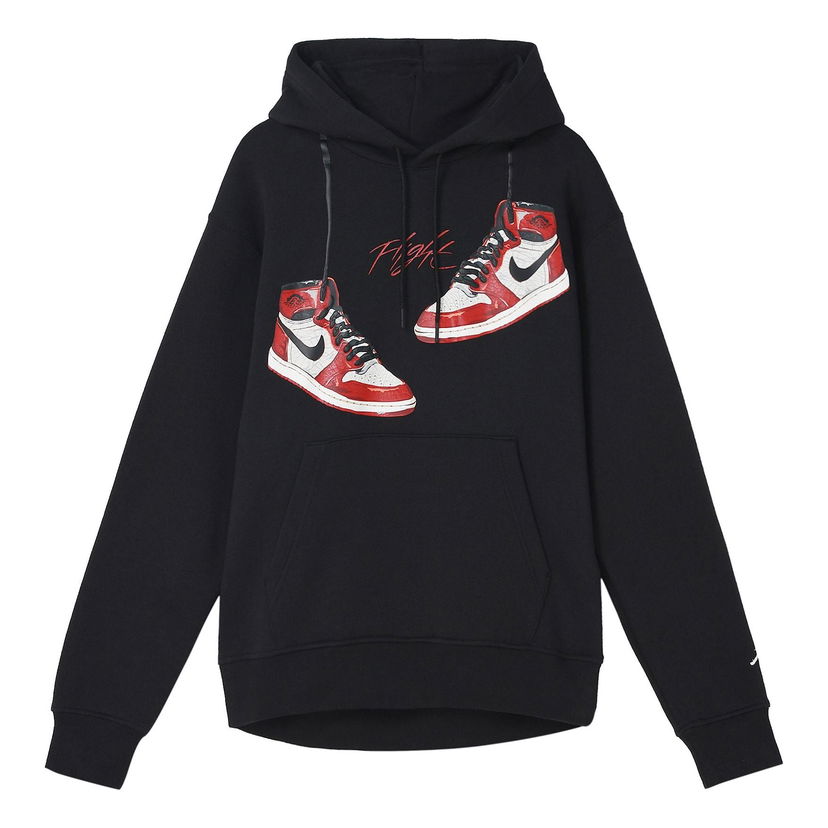 Mikina Jordan Jordan Flight Hoodie Čierna | FD0569-010