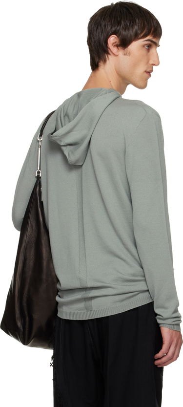 Mikina Rick Owens Concordians Oversized Hoodie Tyrkysová | RU02E1613 M, 2