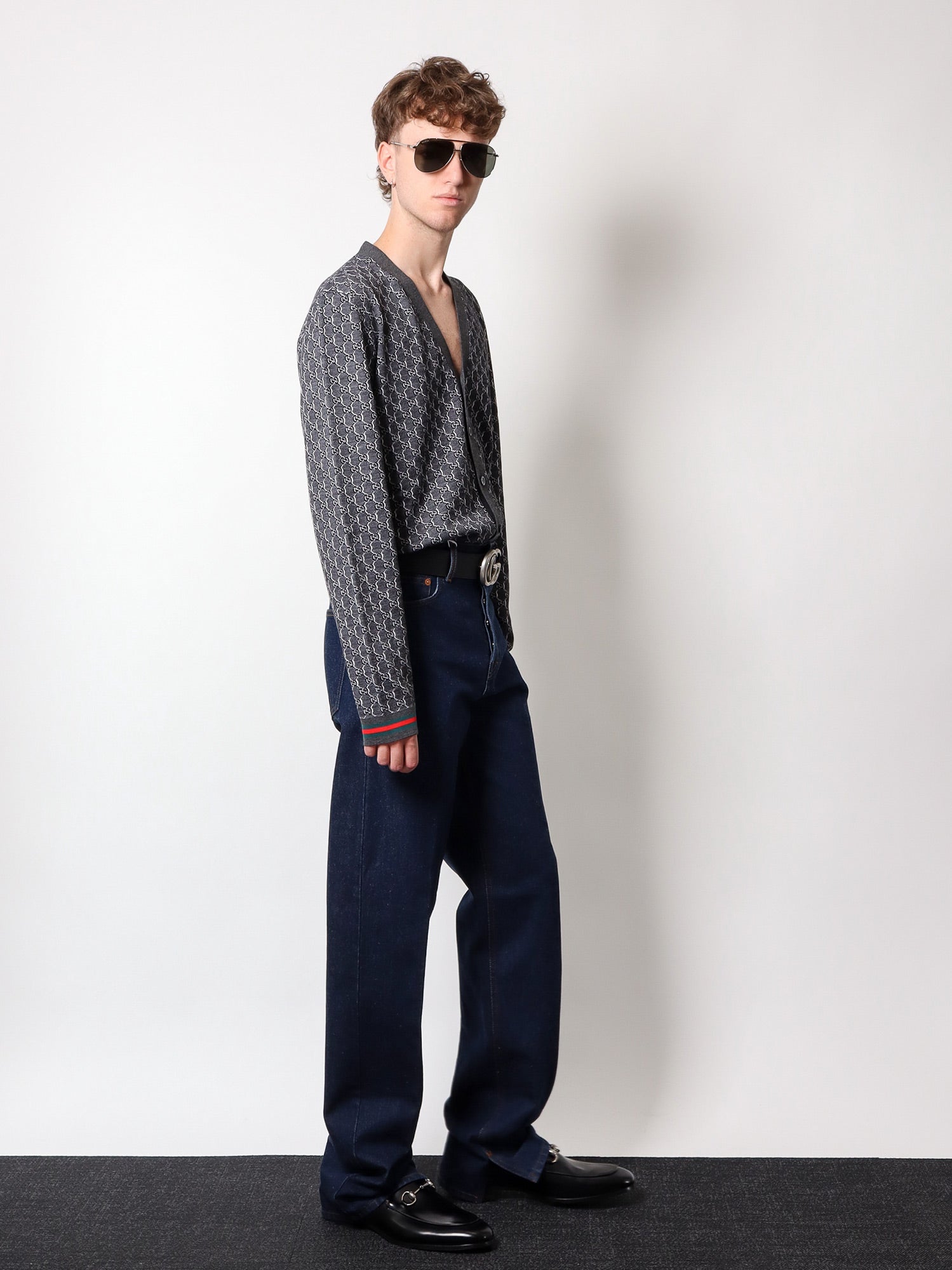 Sveter Gucci CARDIGAN Šedá | 801702XKEAN1026, 1