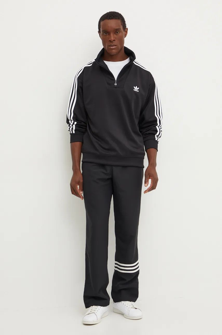 Mikina adidas Originals Sweatshirt Funnelneck Tracktop Čierna | IZ4803, 1