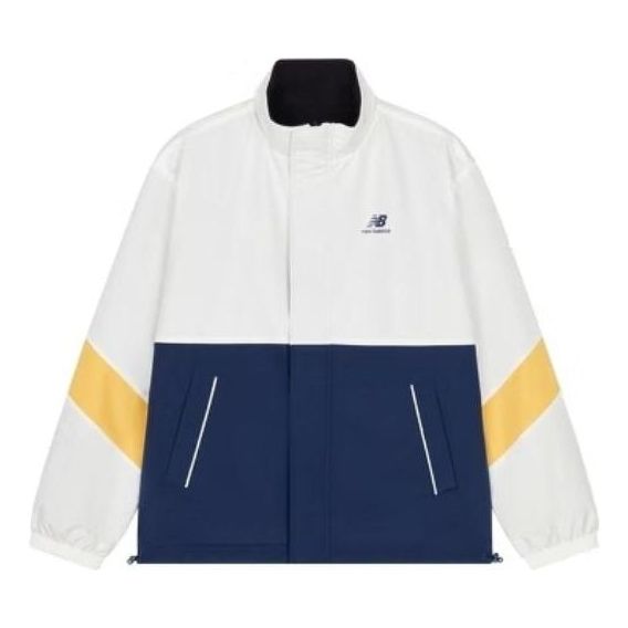 Vetrovka New Balance Sportswear Colorblock Jacket Biela | 6DD38081-NV, 0