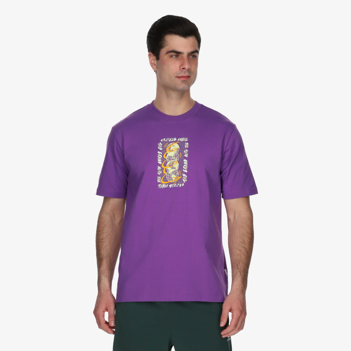 Tričko adidas Originals Q12 Street T-Shirt Fialová | JP4498, 0