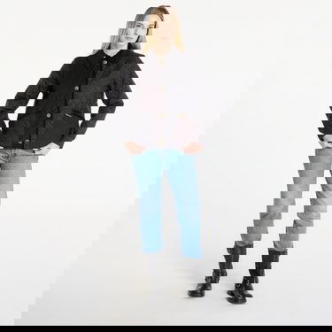 Bunda Barbour Marla Quilted Jacket with Corduroy Trim Čierna | LQU1836BK91, 5