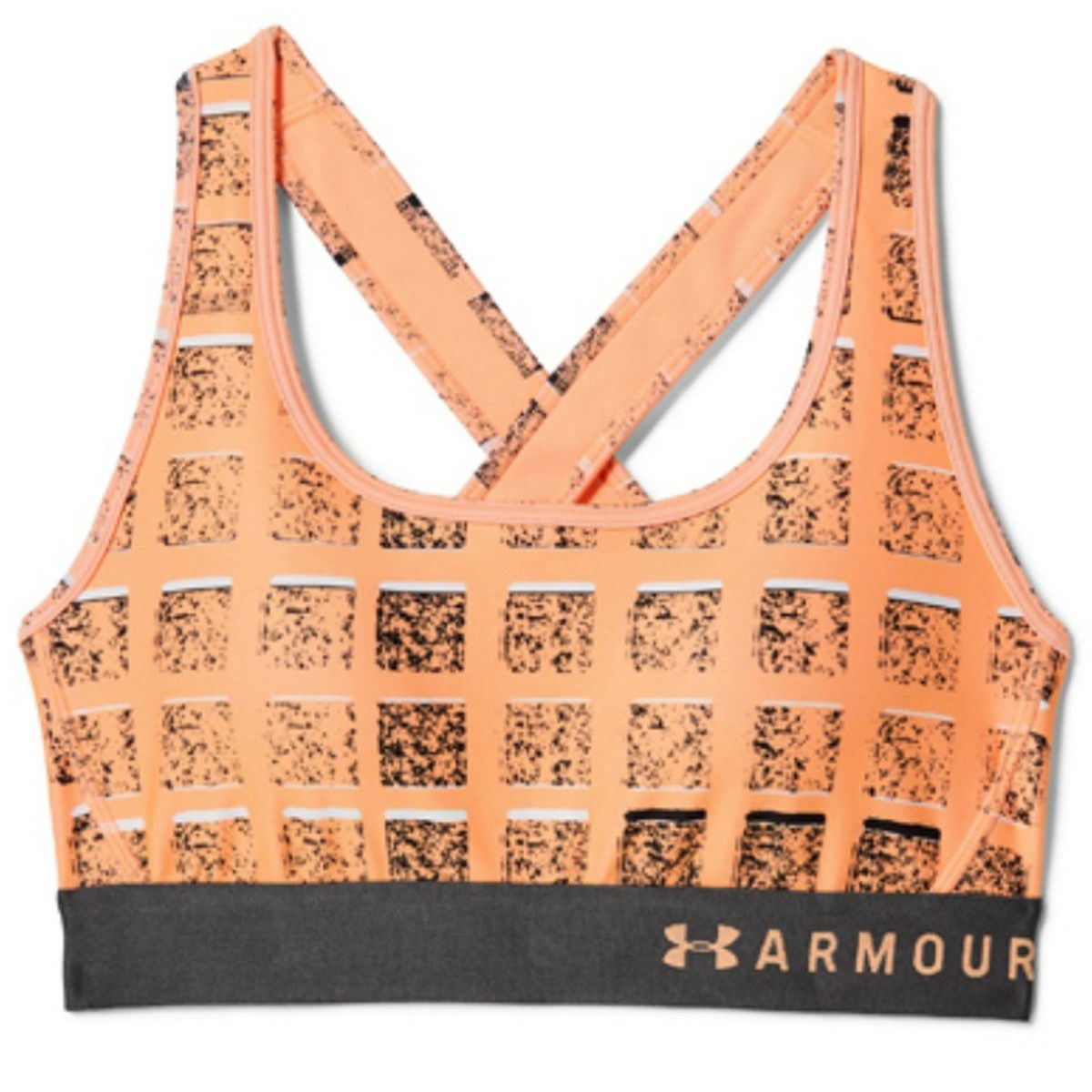 Podprsenka Under Armour Armour Mid Crossback Print Sports Bra Oranžová | 1307213-906, 0