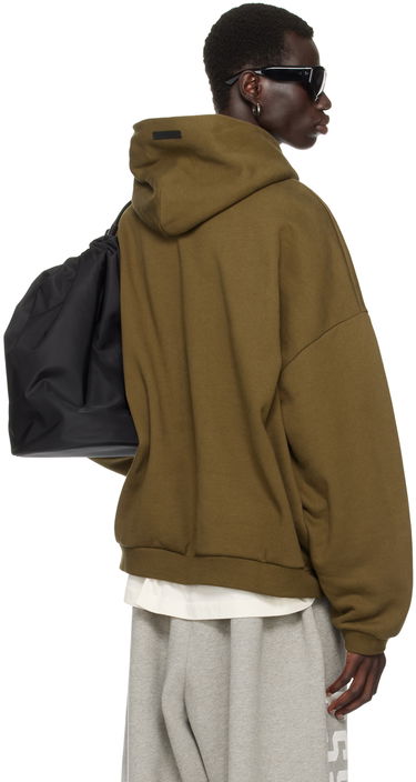 Mikina Fear of God Essentials Printed Logo Hoodie Zelené | 192BT246254F, 2