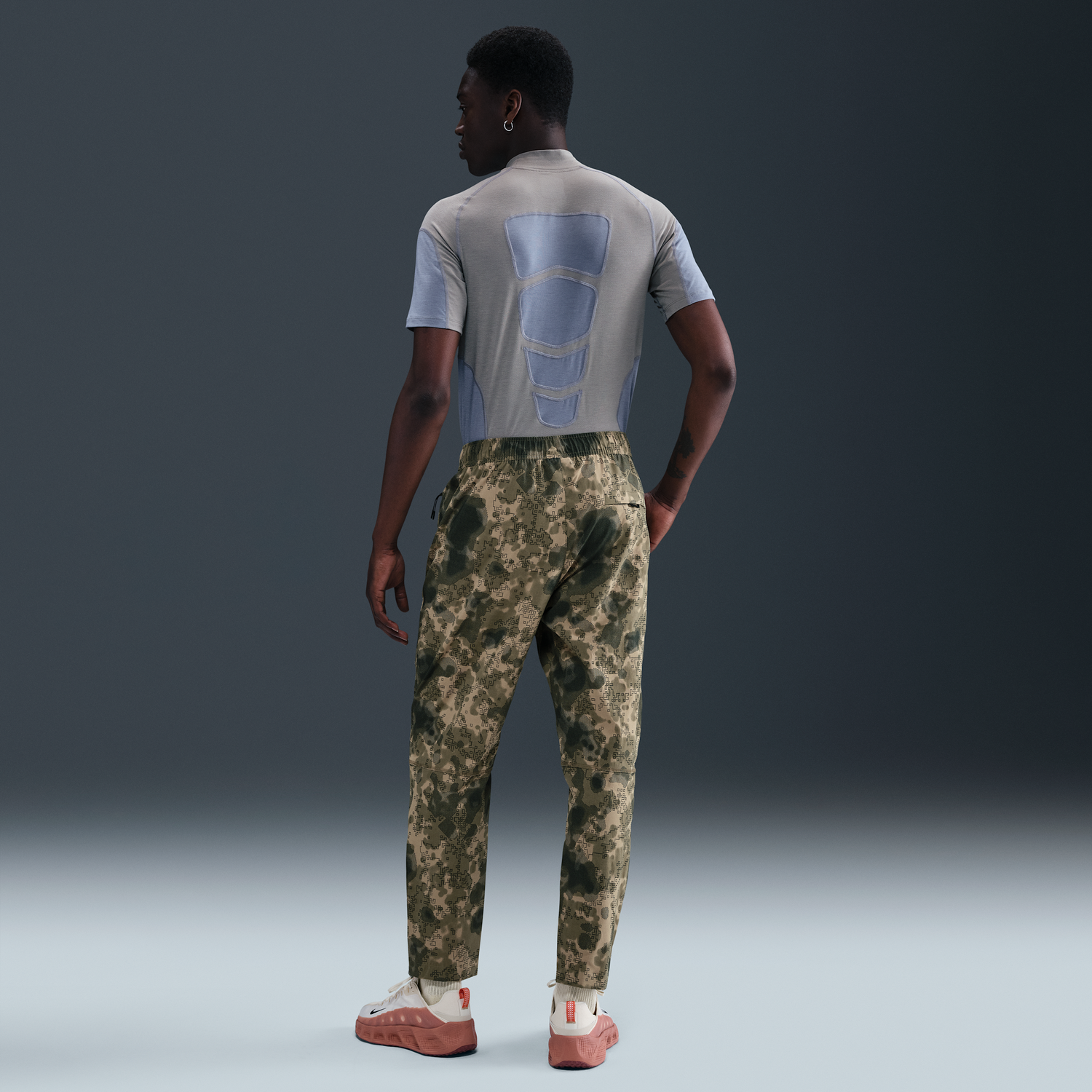 Tepláky Nike Tech Woven Joggers GX AOP Šedá | HV0968-210, 1