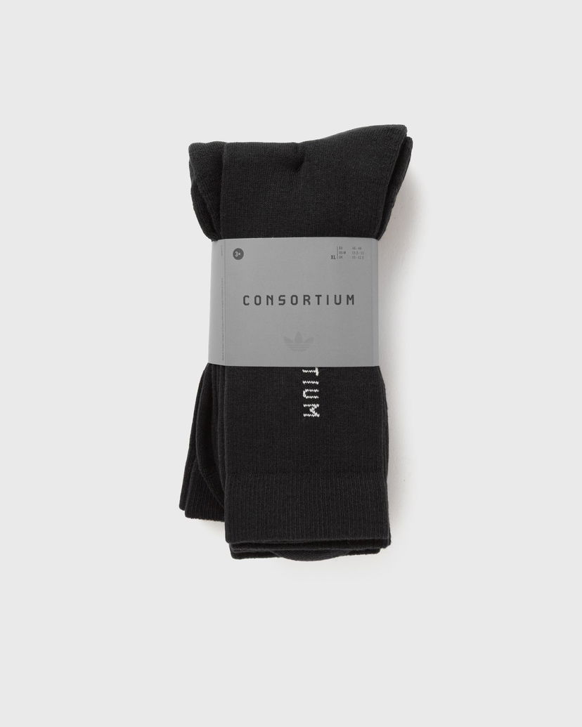 Ponožky adidas Originals Consortium 3-Pack Socks Čierna | JY8312