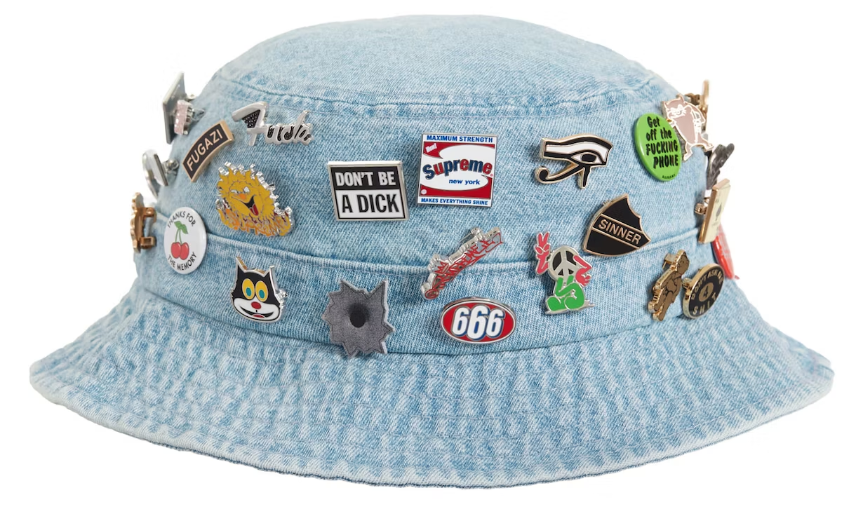 Klobúk Supreme Pins Hat Tyrkysová | FW23H10 DENIM, 1