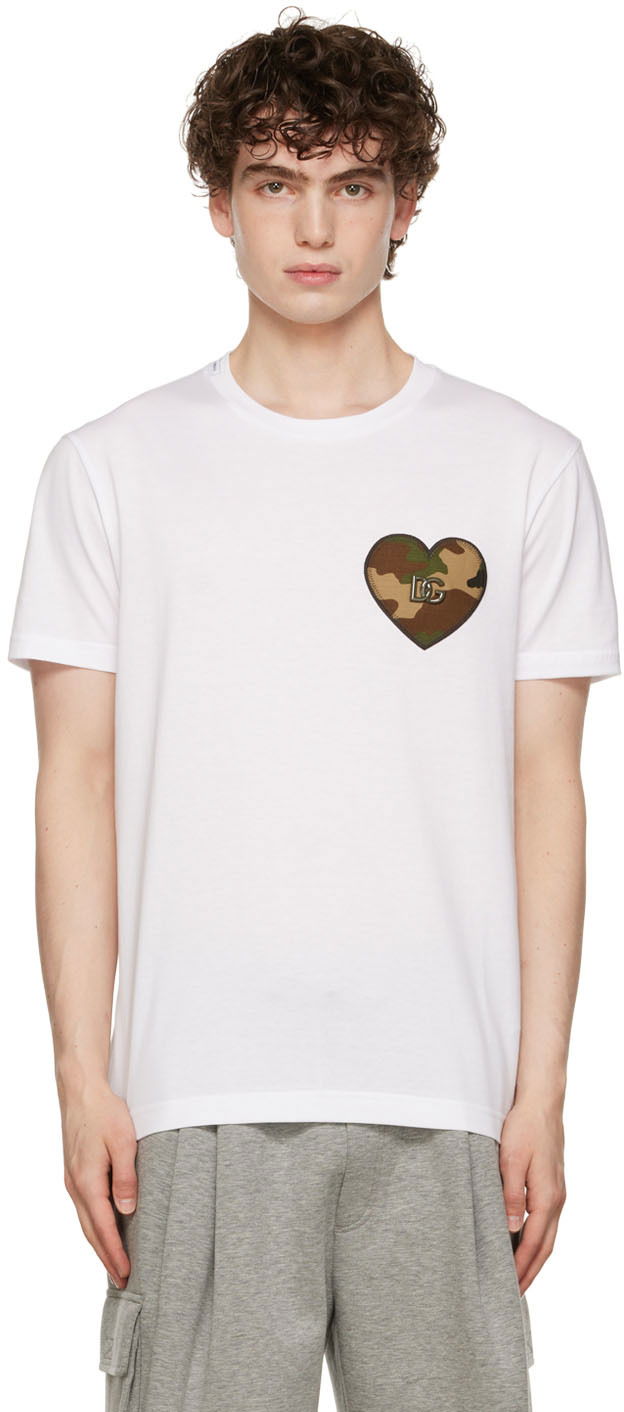 Tričko Dolce & Gabbana White Reborn To Live T-Shirt Biela | G8NV2Z G7BZN, 0