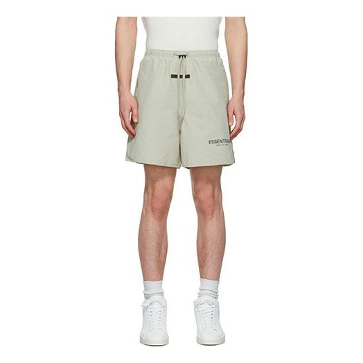 Šortky Fear of God Essentials Volley Shorts Zelené | FOG-FW21-123