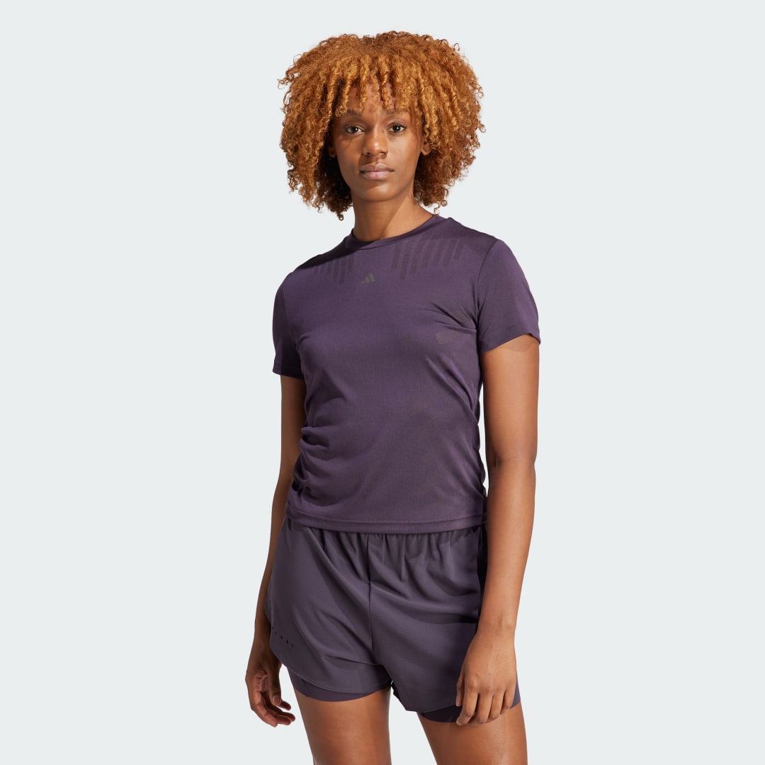 Tričko adidas Performance HIIT Airchill Training Fialová | IP9658, 0