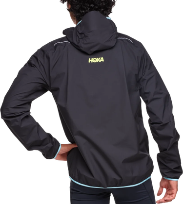 Vetrovka Hoka One One Tecsky Waterproof Jacket Čierna | 1156094-blk, 1