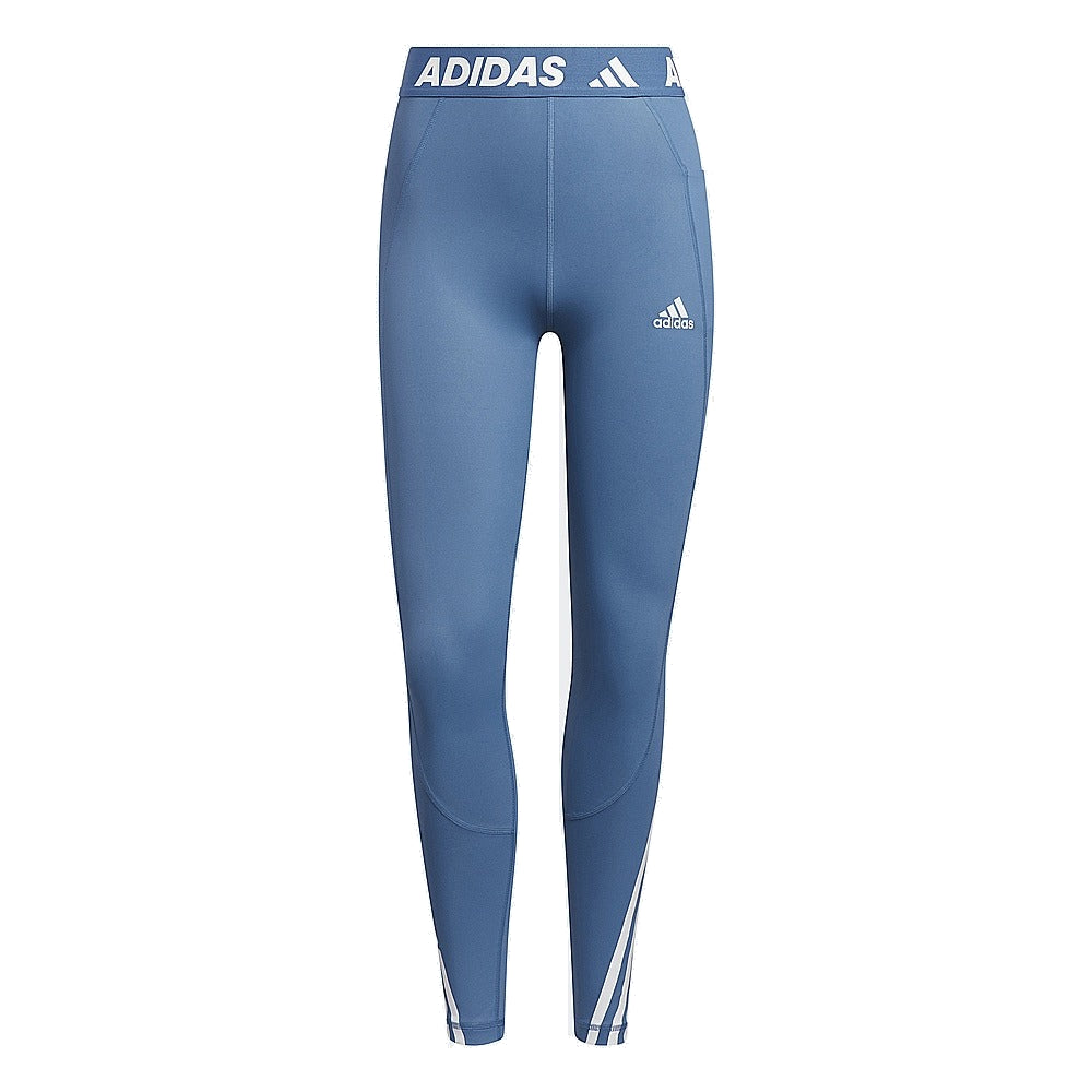 Legíny adidas Originals Techfit 3-Stripes Long Gym Tights Modrá | HD4493, 0