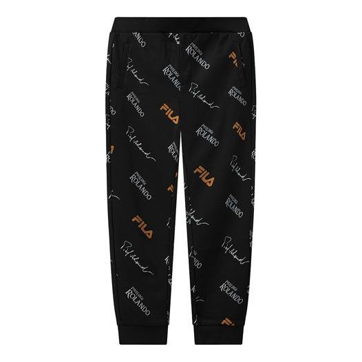 Tepláky FILA Monogrammed Knitted Casual Trousers Čierna | F11M118601F-ZA