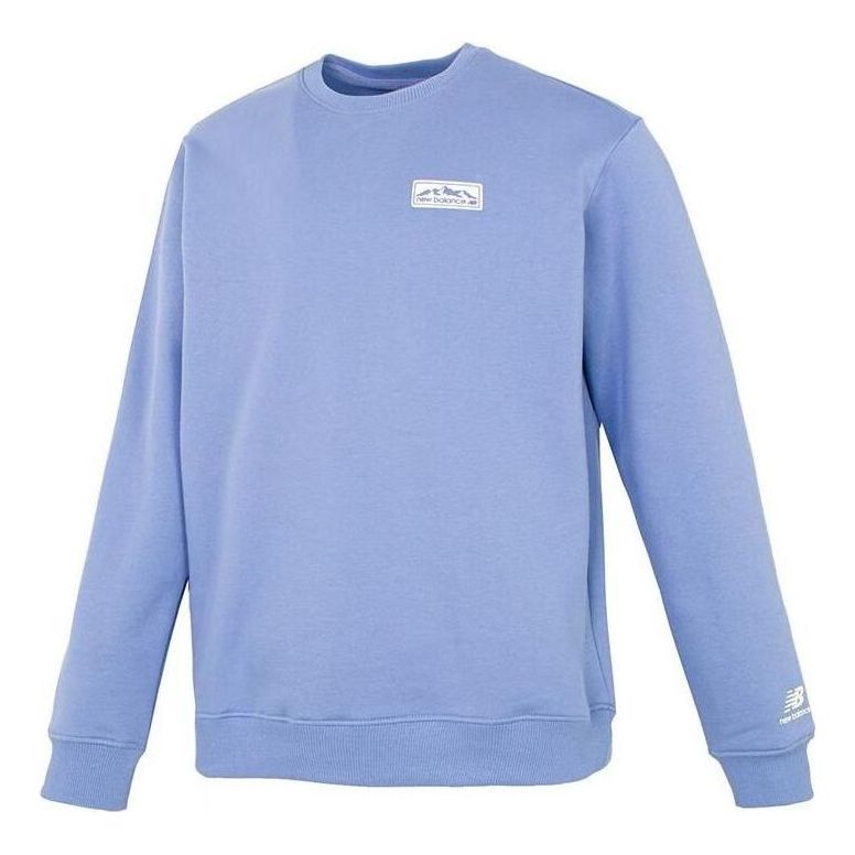 Sveter New Balance Lifestyle Sweatshirt Modrá | 5CC44613-LBL