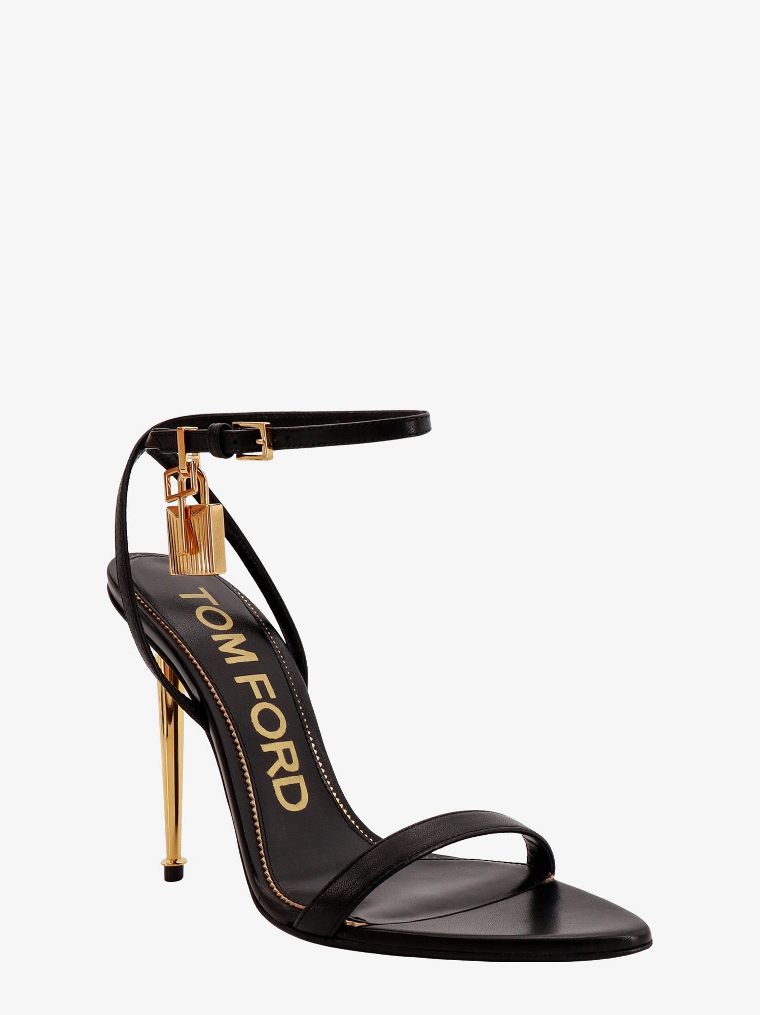 Tenisky a topánky Tom Ford Padlock Thin Strap Heels Čierna | W2272LKD002G1N001, 1