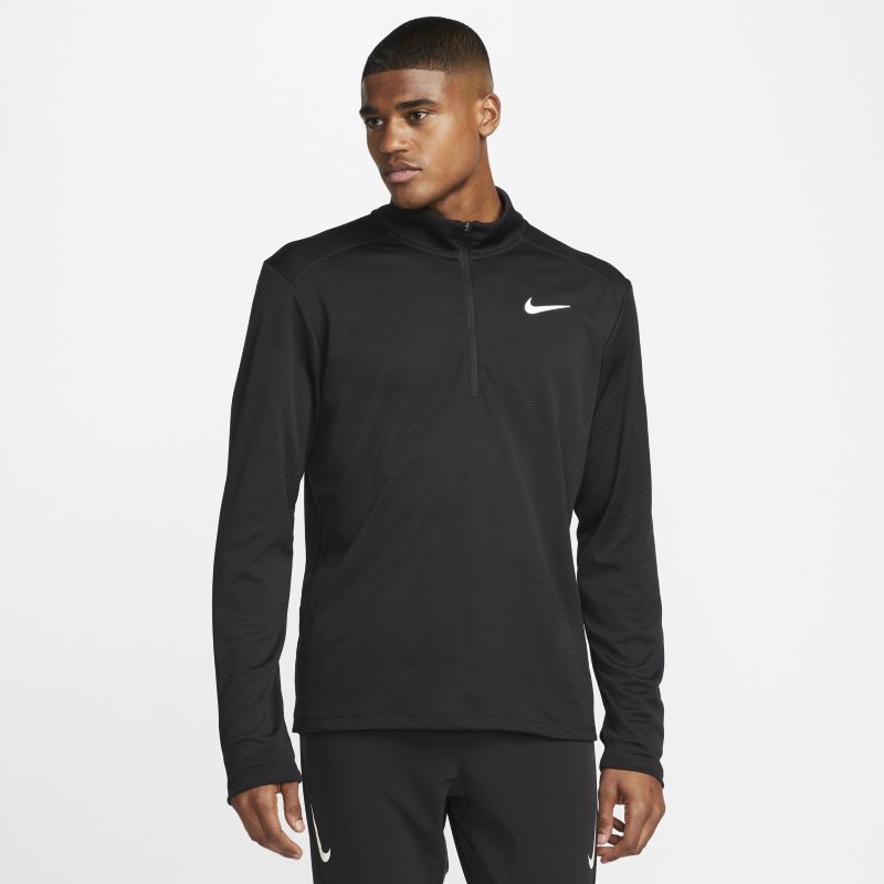 Tričko Nike Pacer 1/2-Zip Running Top Čierna | BV4755-010, 0